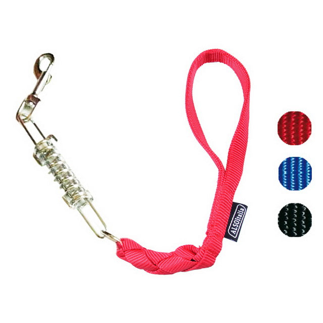 GUINZAGLIO DOPPIO NYLON INTRECCIATO AMMORTIZZATORE