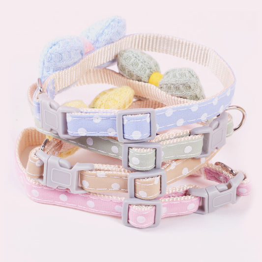 COLLARE POIS CON FIOCCO MIX COLOR