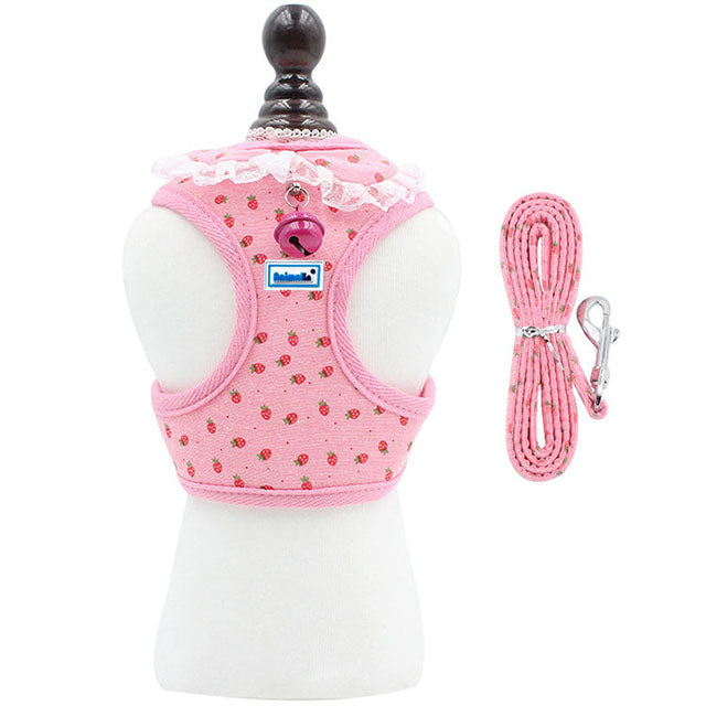 PARURE PETTORINA FRAGOLINA CON CAMPANELLO