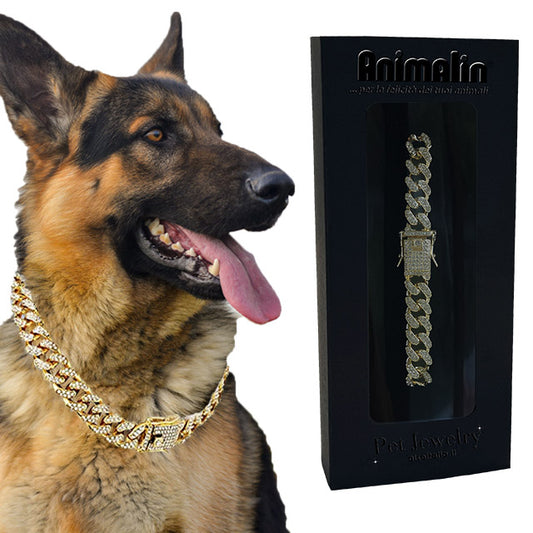 COLLARE GIOIELLO CATENA DIAMANTE ORO