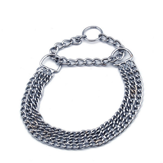 COLLARE SEMISTRANGOLO TRIPLO