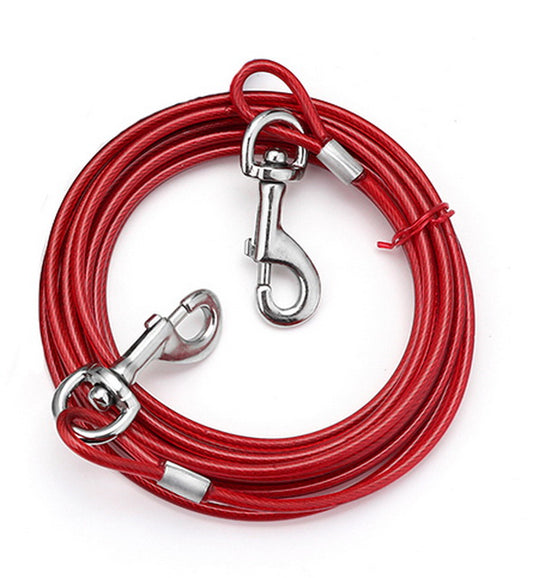 CAVO IN ACCIAIO PLASTIFICATO ROSSO