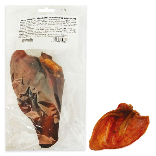SNACK NATURALE BARF LAB ORECCHIE SUINE FLAPS