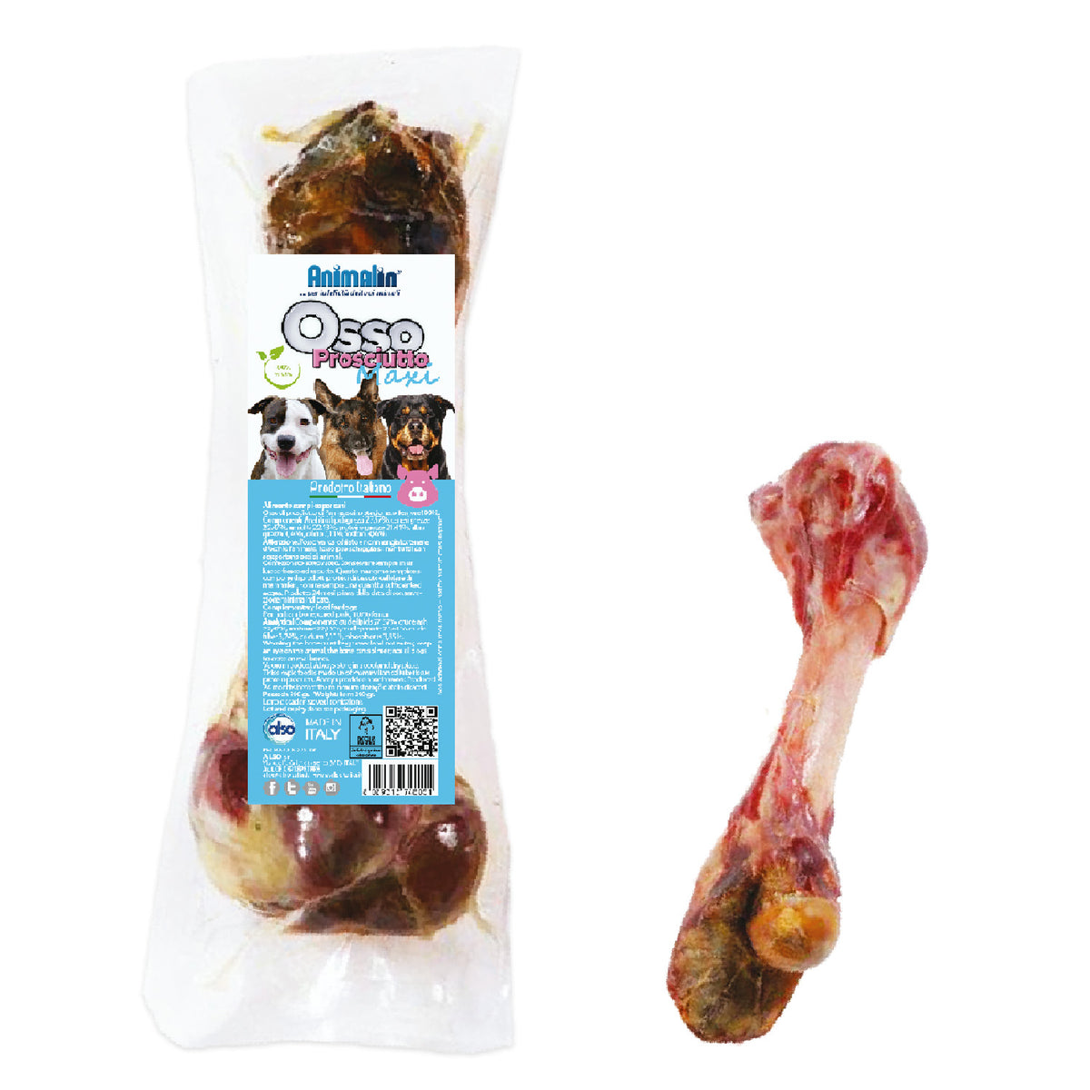 Osso Prosciutto per Cani Naturale Stagionato