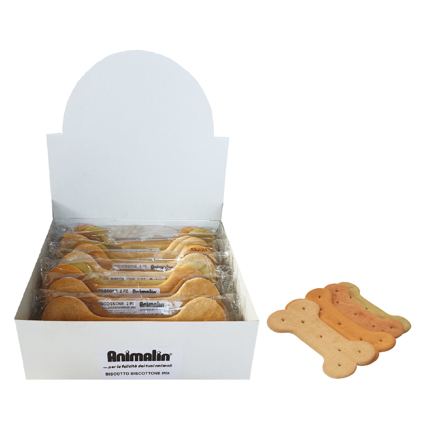 BISCOTTO BISCOTTONE MIX 2 PZ X 8 CONF. DISPLAY