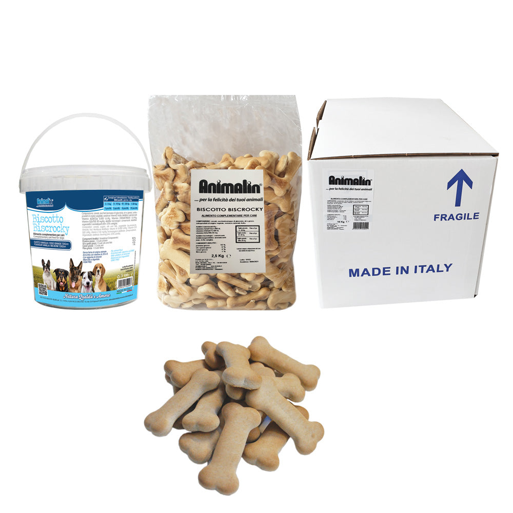 BISCOTTO PER CANI BISCROCKY VANIGLIA