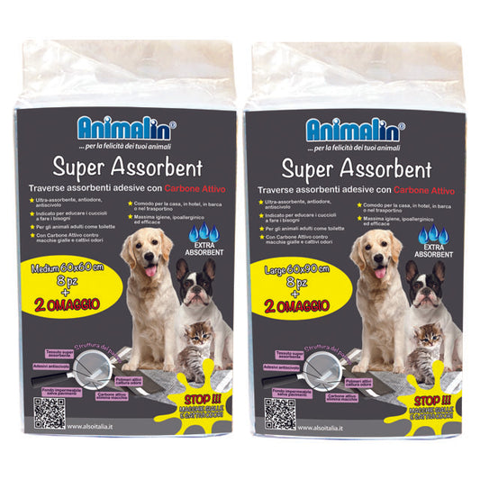 TRAVERSE ADESIVE CARBONE ATTIVO TAPPETINI IGIENICI