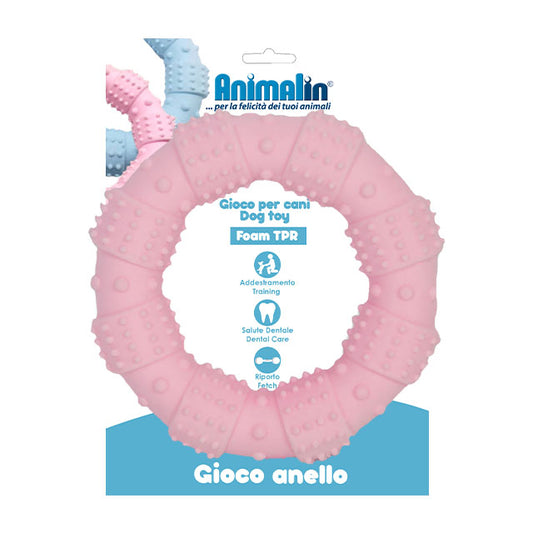 GIOCO TPR ANELLO MIX COLOR 12CM