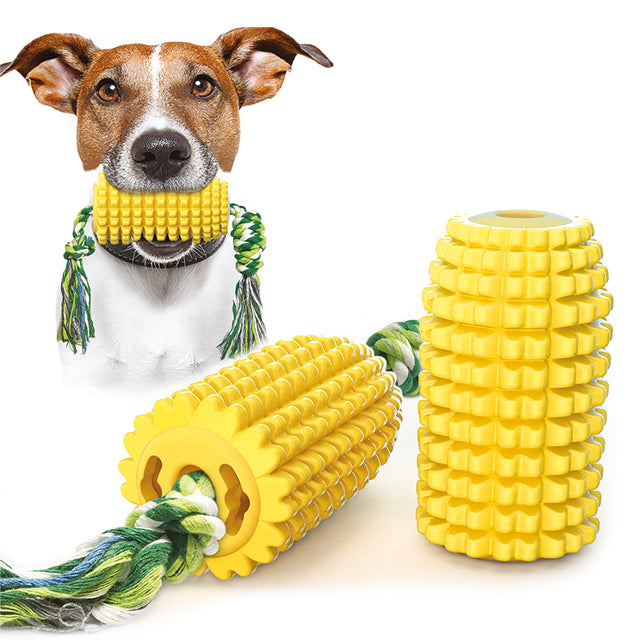 GIOCO TPR IGIENE DENTALE PANNOCCHIA CON CORDA