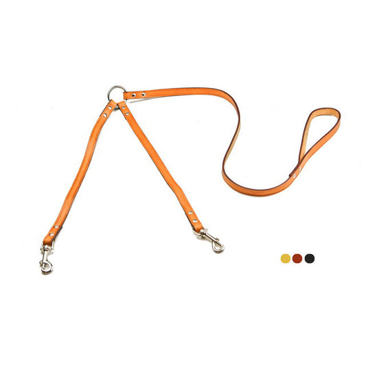 GUINZAGLIO ACCOPPIACANI CUOIO EXTRA