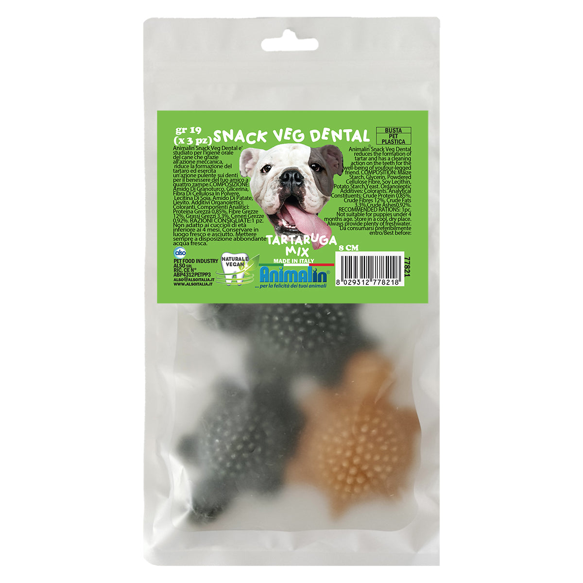 SNACK VEG DENTAL TARTARUGA S