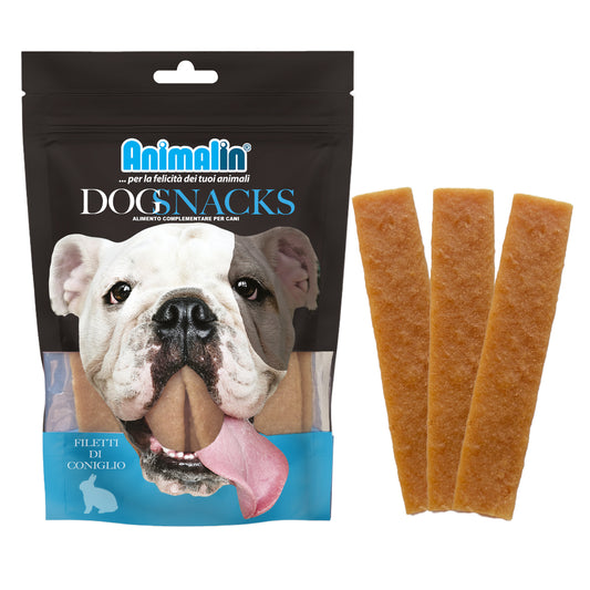 SNACK MONOPRO FILETTI DI CONIGLIO