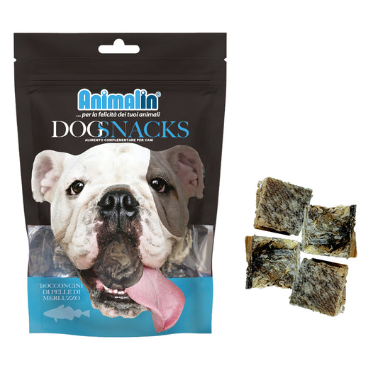 SNACK MONOPRO BOCCONCINI DI PELLE DI MERLUZZO