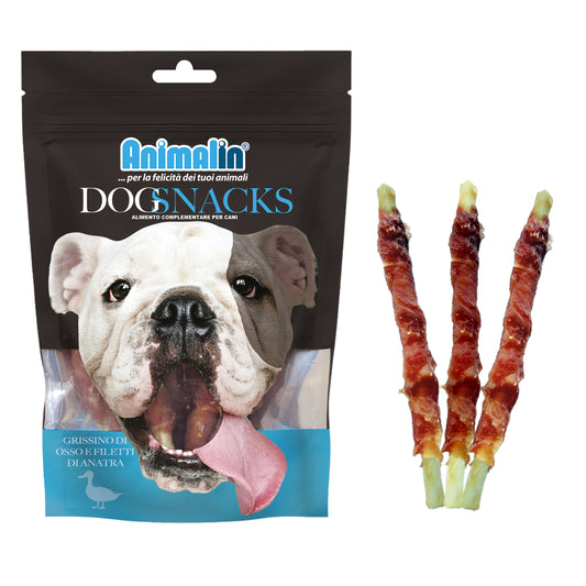 SNACK MONOPRO GRISSINO DI OSSO C/ FILETTI ANATATRA