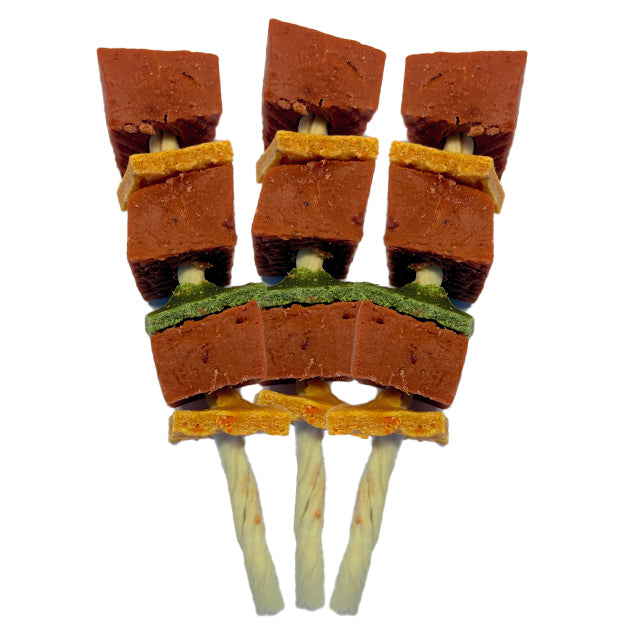 SNACK MONOPRO SPIEDINO DI OSSO AGNELLO E VERDURE