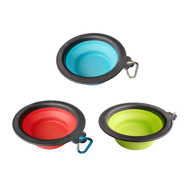 CIOTOLA PIEGHEVOLE DA VIAGGIO IN SILICONE C/GANCIO