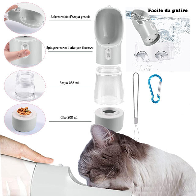 DISPENSER BORRACCIA ACQUA&CIBO 2IN1