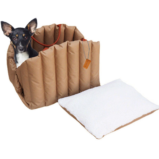 BORSA TRASPORTINO CUCCIA CAMEL 2IN1