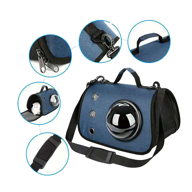 Borsa Trasportino Semirigida con Oblò