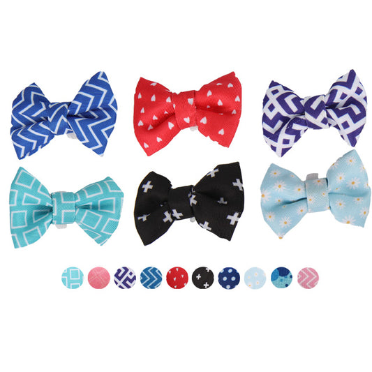 PAPILLON PER COLLARI CANI E GATTI MIX COLOR