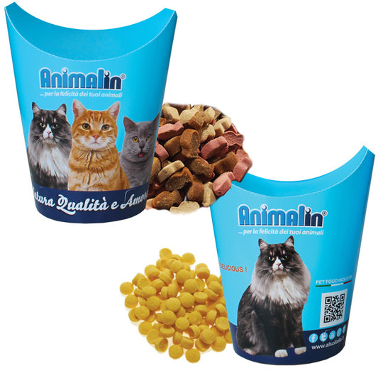 DISPENSER ECO PORTA SNACK GATTO
