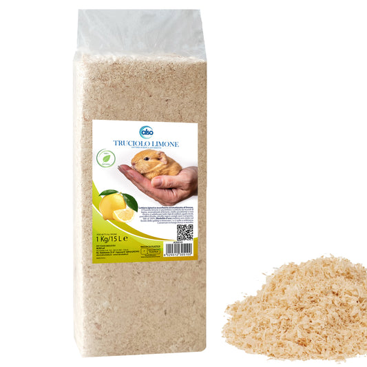 TRUCIOLO PER RODITORI KG. 1 / LT. 15 AL LIMONE (ALSO)